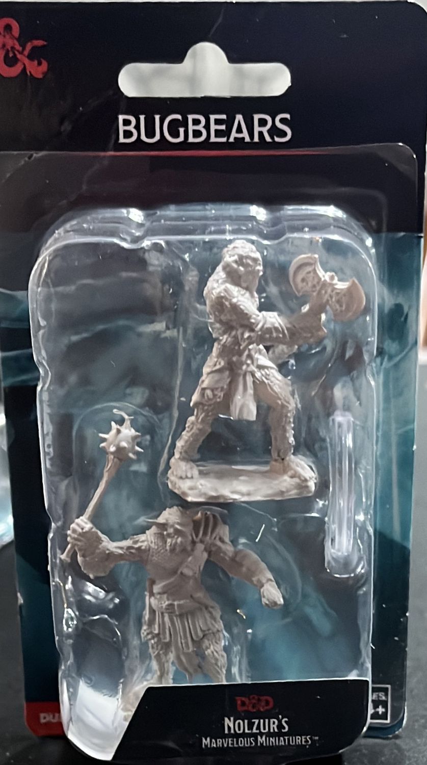 D&amp;D Miniature Nolzur’s unpainted - Bugbears
