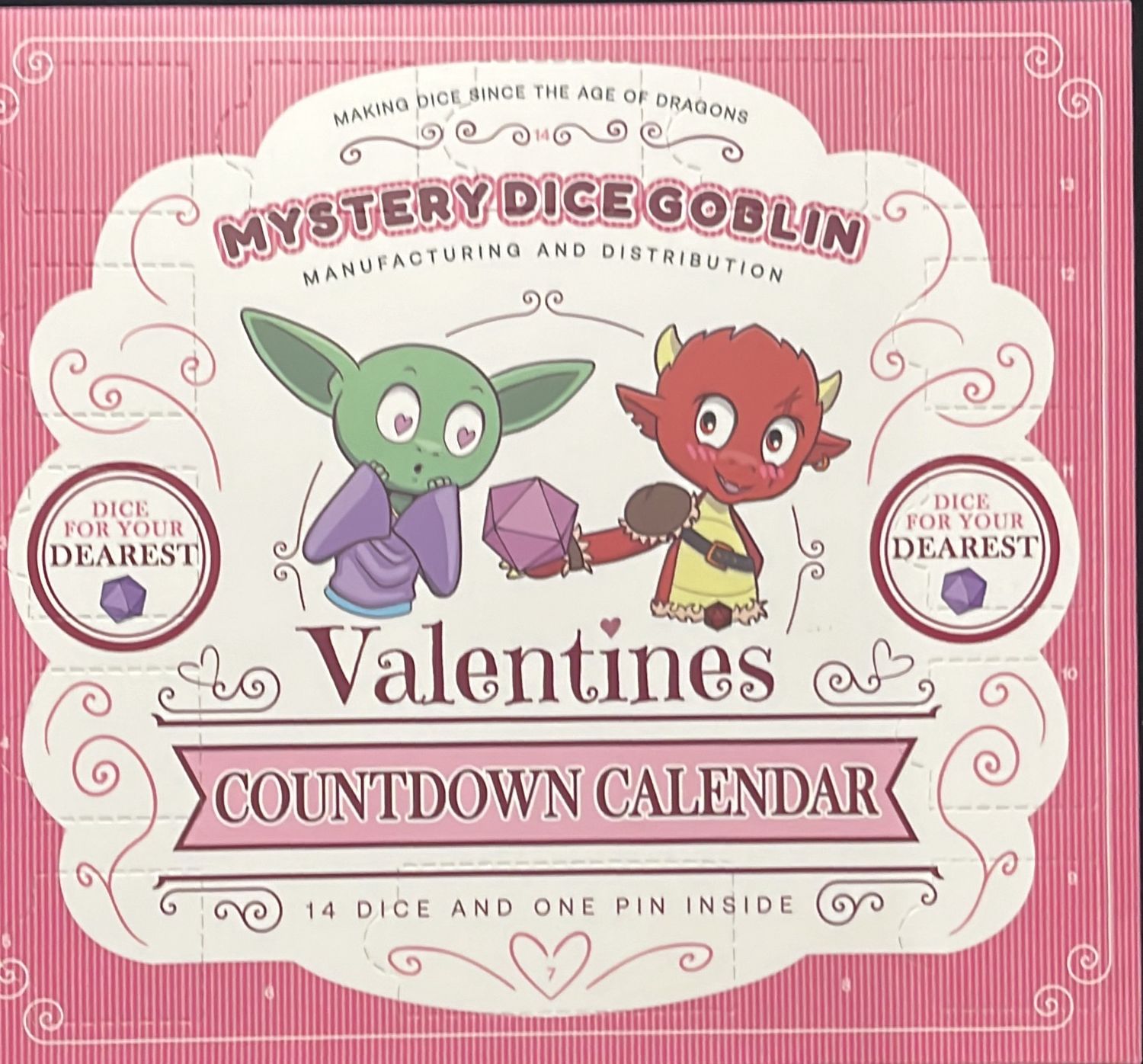 Mystery Dice Goblin - Valentine’s Countdown Calendar 
