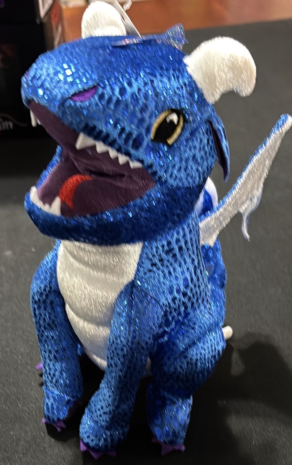 Dragon Plush Dice Bag (Blue)