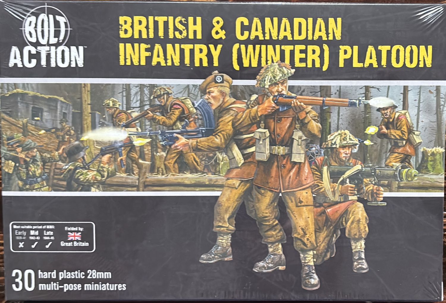 Bolt Action - British and Canadian Infantry (Winter) Platoon