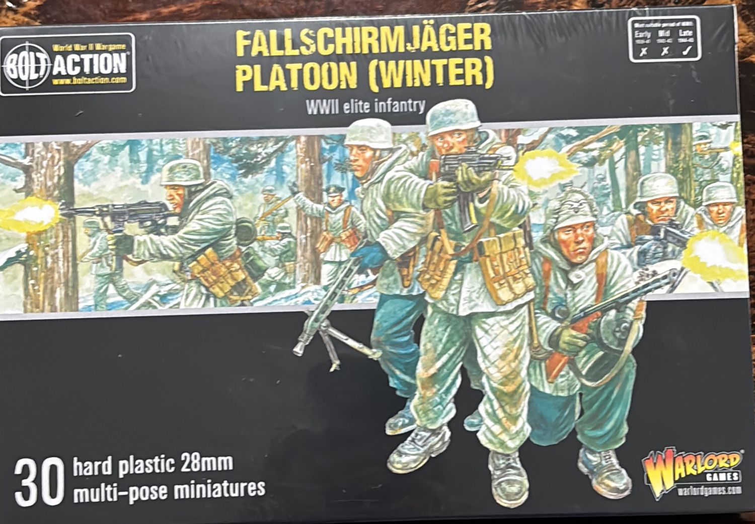 Bolt Action - Fallschirmjager Platoon (Winter)