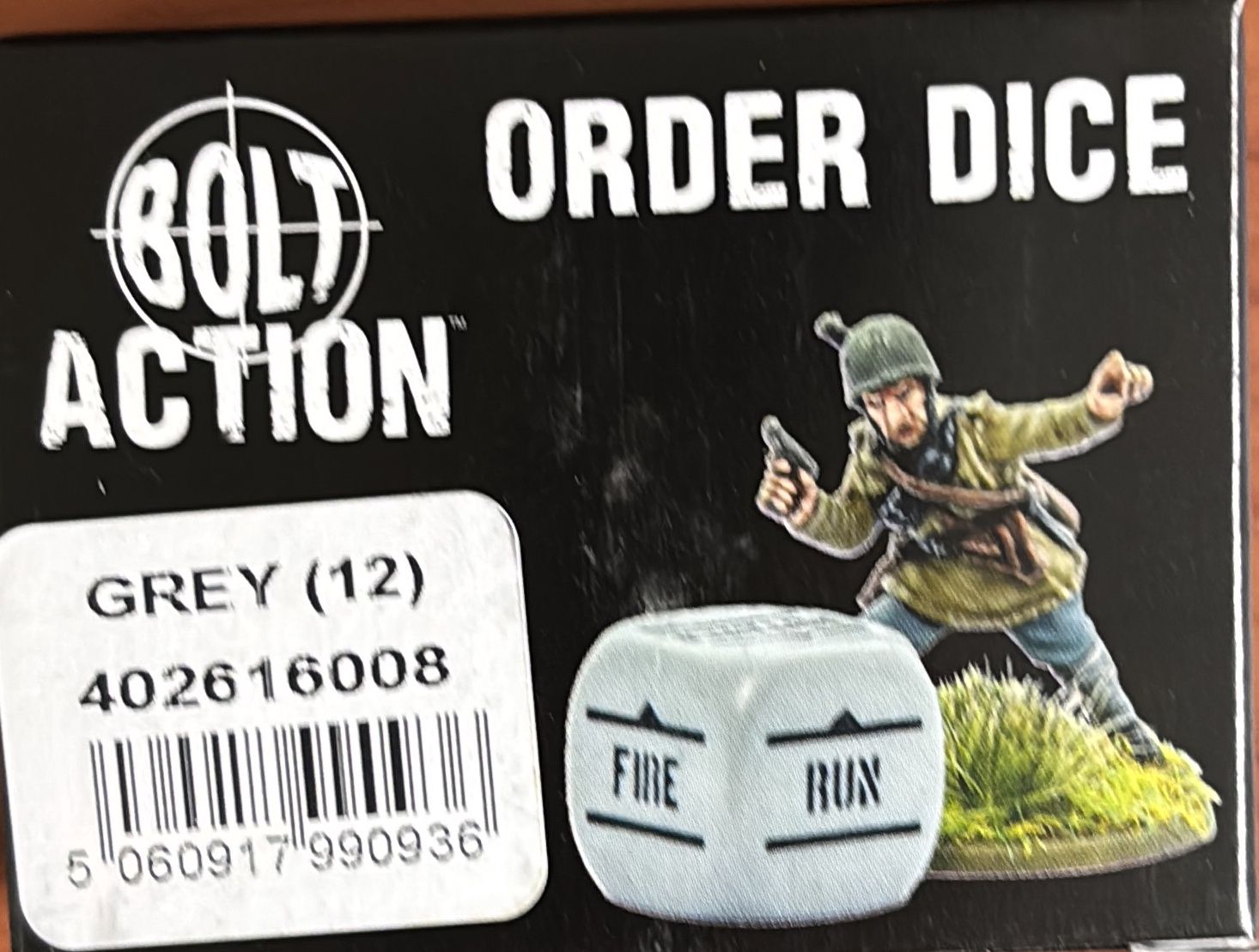 Bolt Action: Order Dice Grey 