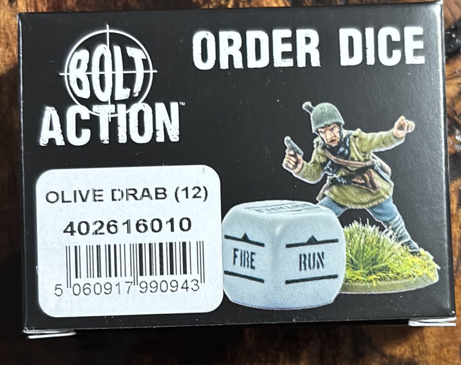 Bolt Action: Order Dice Olive 
