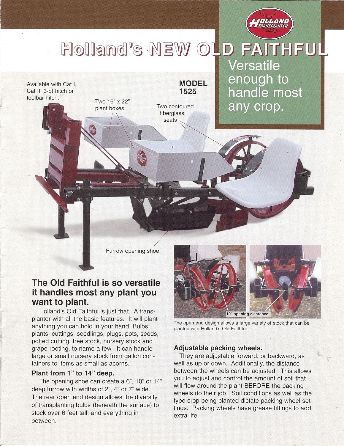 1525 Old Faithful Hand Planter