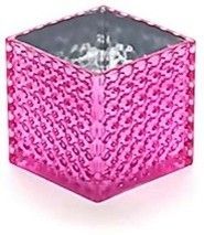 Dimpled Cube Vase - 6H X 6 X 6 56P