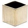 Ceramic Cube - 4H X 4 X 4  ETCH GOLD 60P