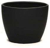 Ceramic Eye - 10H X 12 X 6.5  BLK MATTE 35P