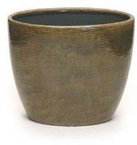 Ceramic Eye - 12H X 14 X 8  GRN CRK 40P