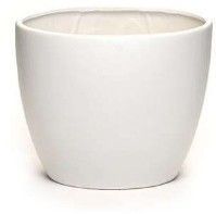 Ceramic Eye - 12H X 14 X 8  WHT MATTE 30P