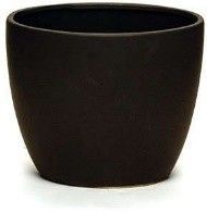 Ceramic Eye - 12H X 14 X 8  BLK MATTE 30P