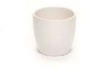 Ceramic Pot - 4.5H X 4.5 X 3.5B WHT MATTE