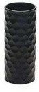Ceramic Cylinder - 12H X 5  BLK WAVE 45P