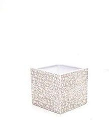 Ceramic Cube - 5H X 5.25 GLS WHT 84P