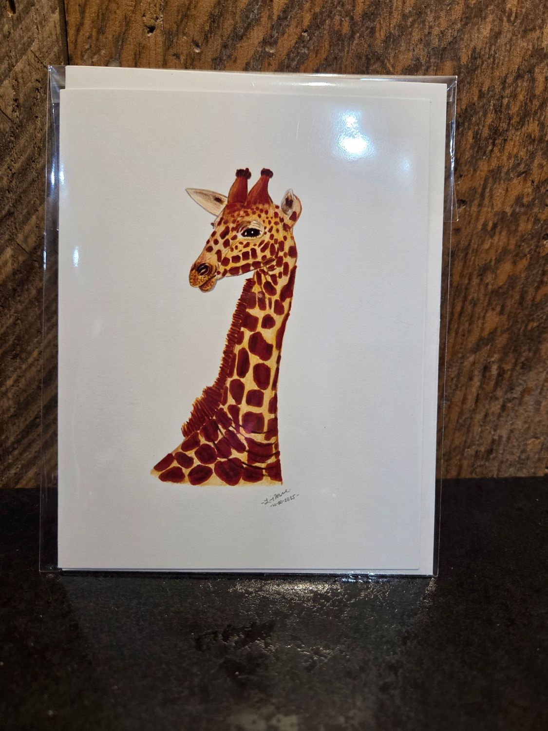 Giraffe Card