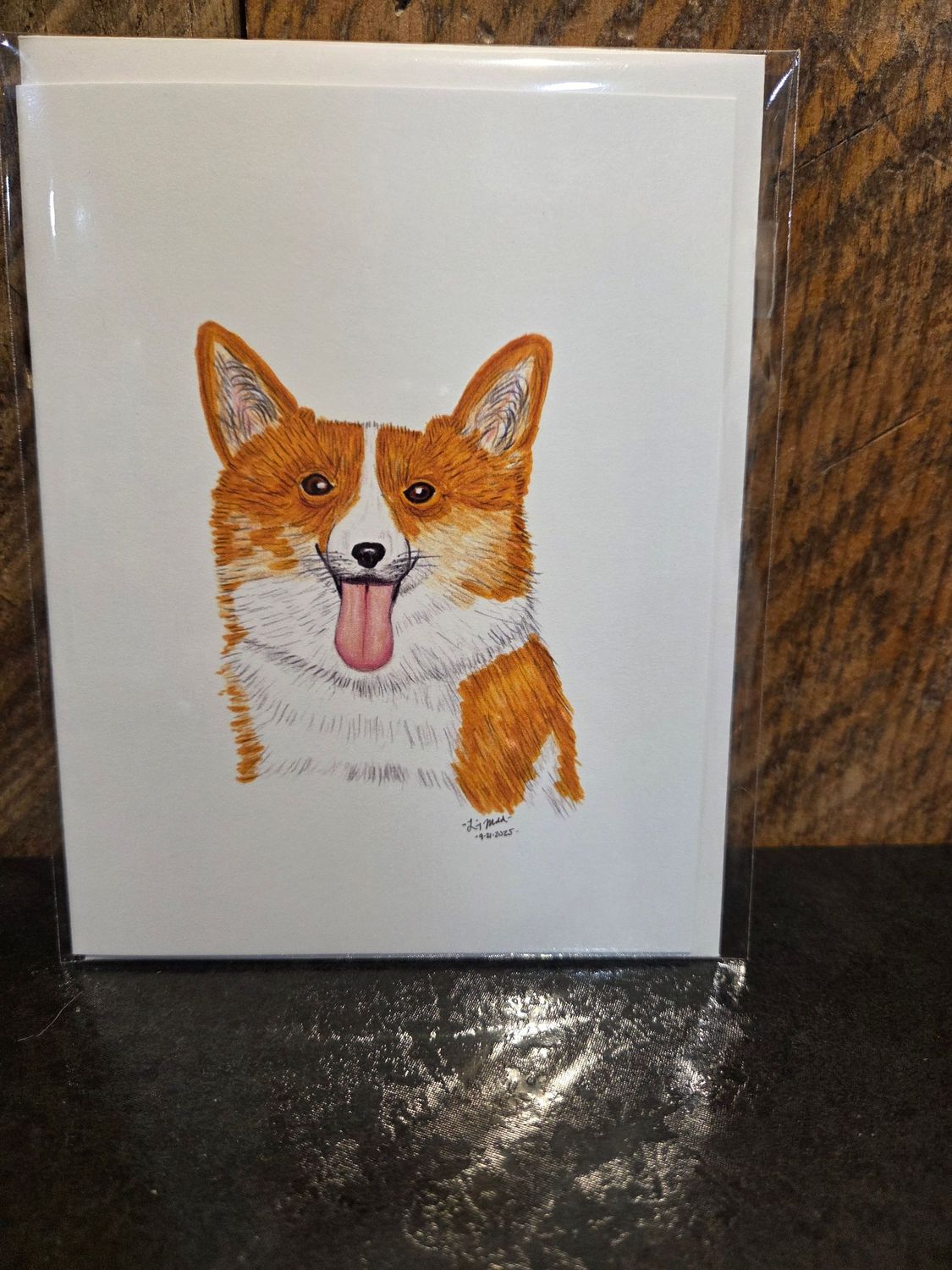 Happy Corgi Card