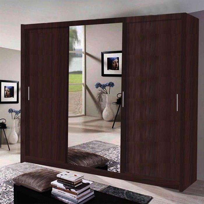 MIAMI Mirror Sliding Door 250cm Wardrobe