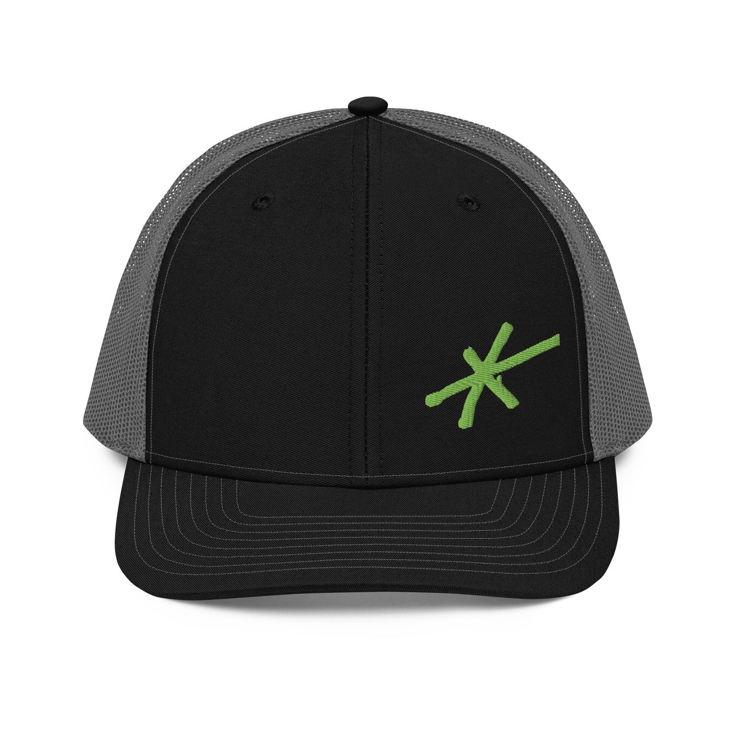 Green Asterisk Trucker Cap