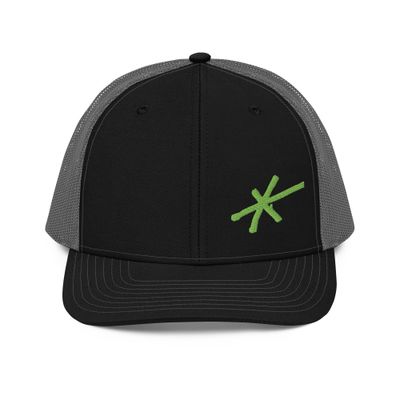 Green Asterisk Trucker Cap