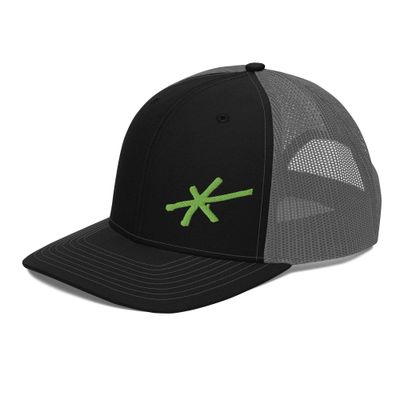 Green Asterisk Trucker Cap