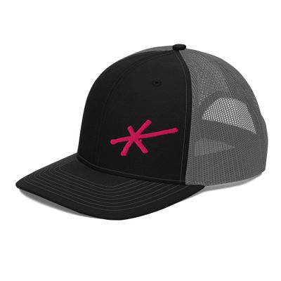 Pink Asterisk Trucker Cap