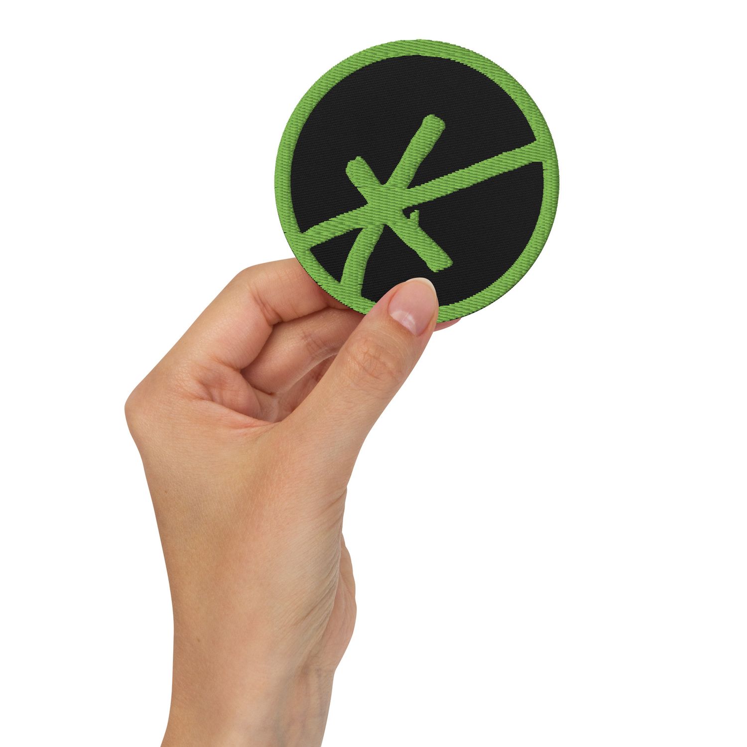 Asterisk Patch Green