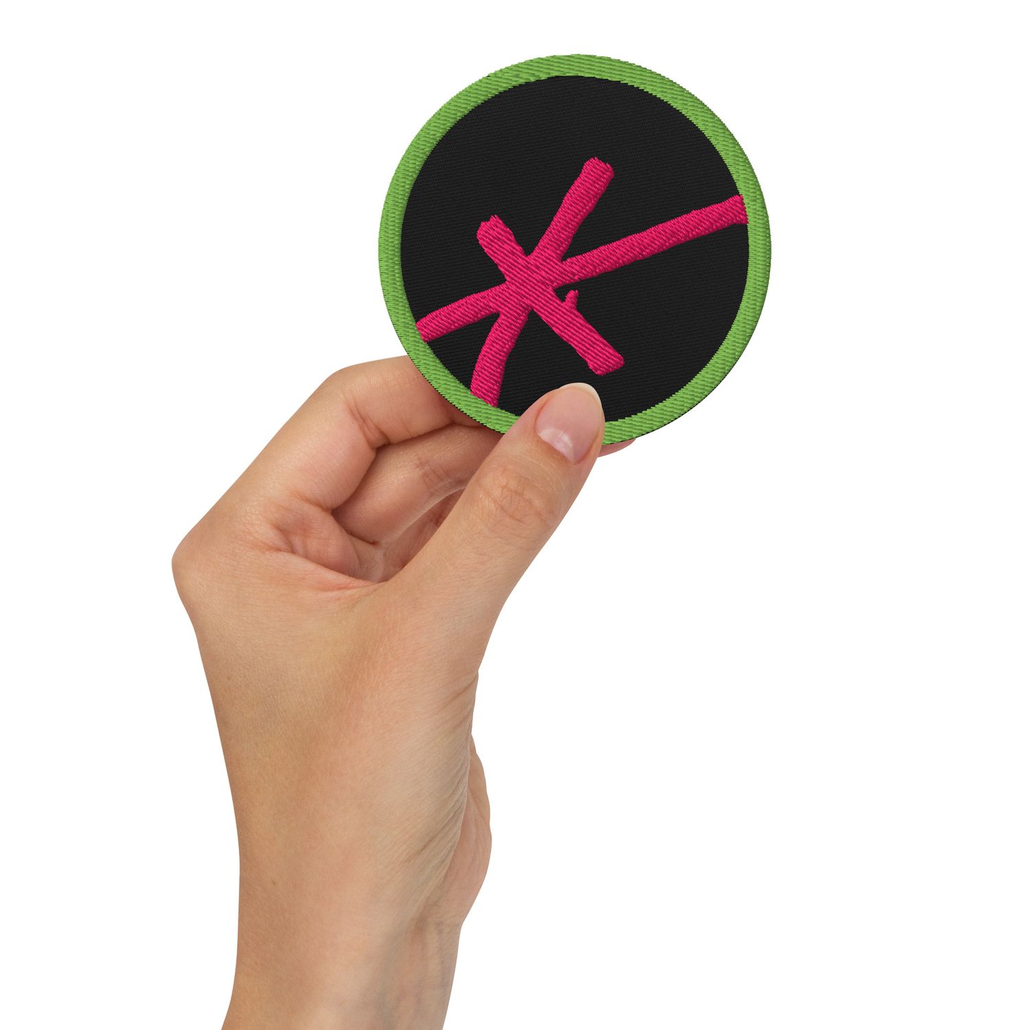 Asterisk Patch Pink/Green
