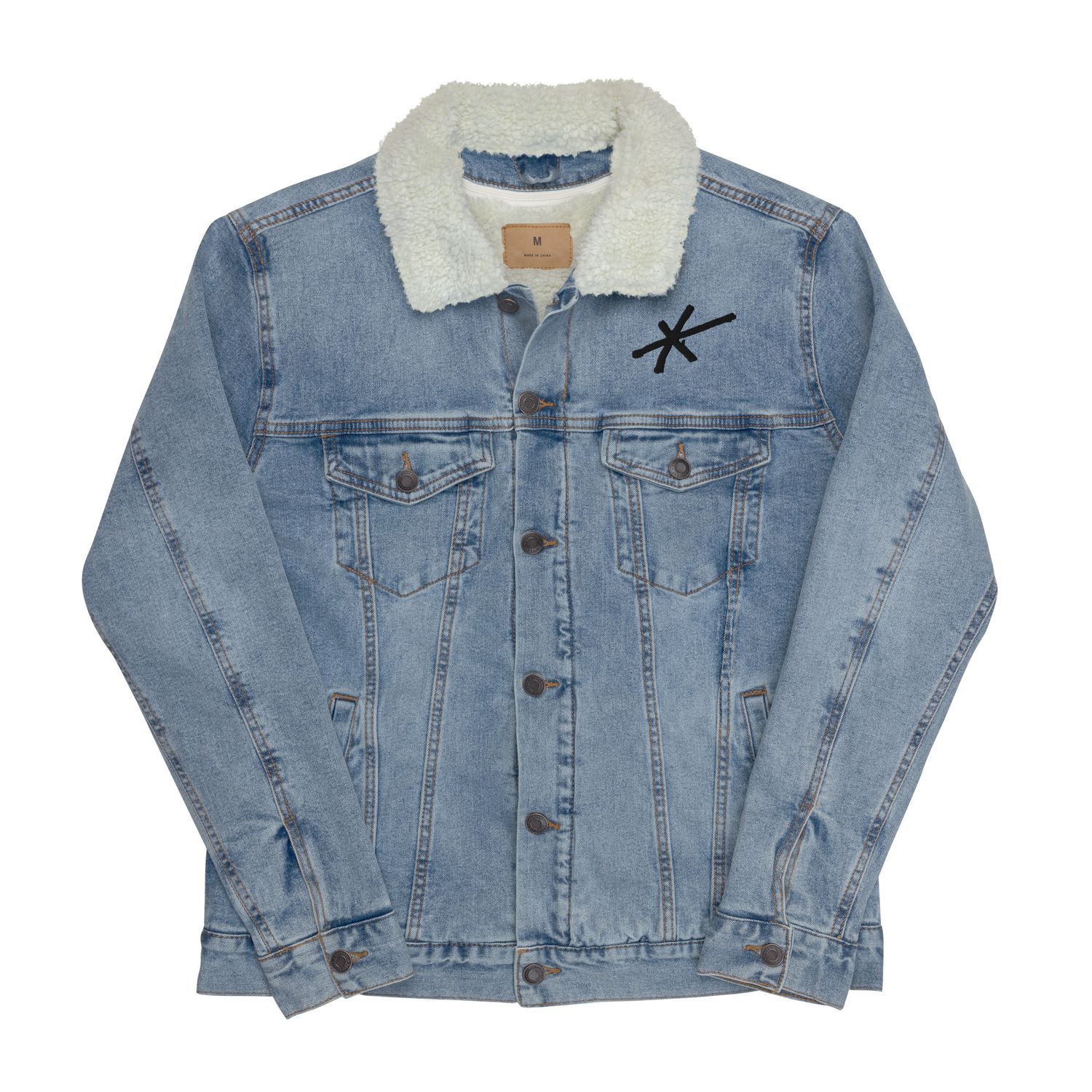 Hometown Unisex Denim Sherpa