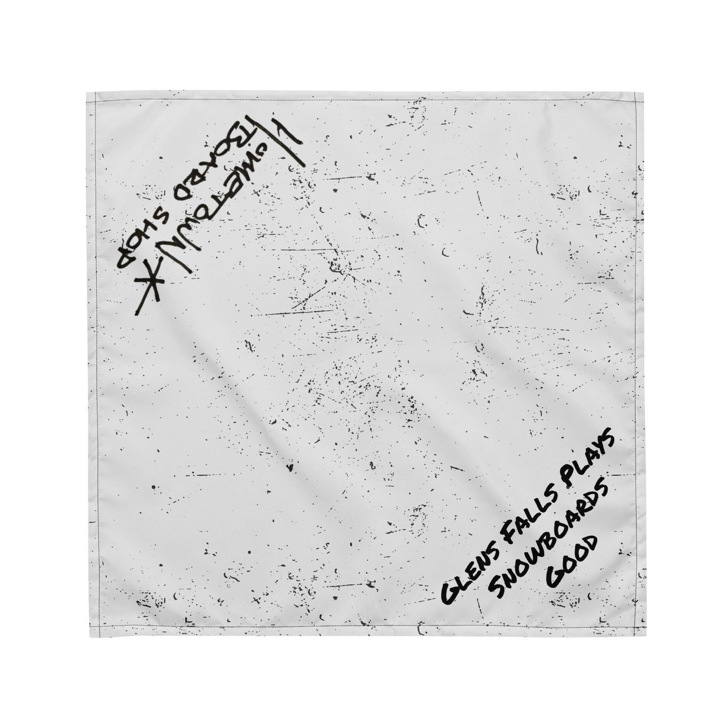 Glens Falls Plays Snowboards Bandana