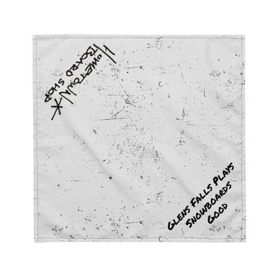 Glens Falls Plays Snowboards Bandana