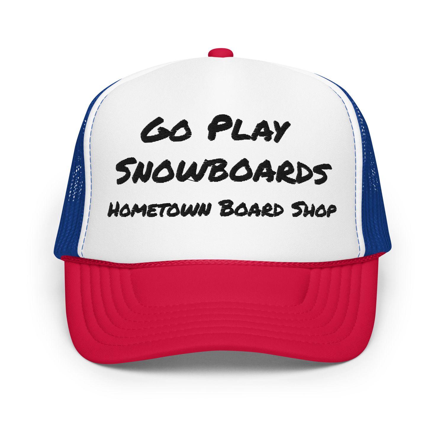 Play Snowboards Foam Trucker Hat