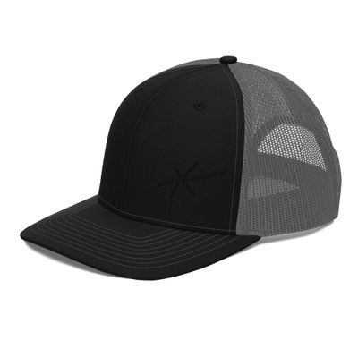 Black Asterisk Trucker Cap