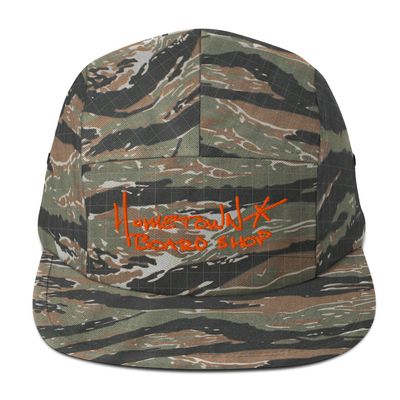 Hometown Five Panel Tiger Camo Cap