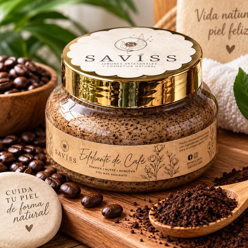 Exfoliante de Café Orgánico SAVÍSS