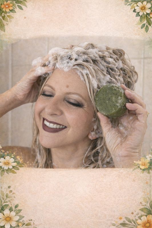 Champú en barra Espirulina y romero