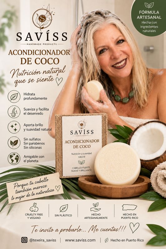 Acondicionador en Barra de Coco SAVÍSS