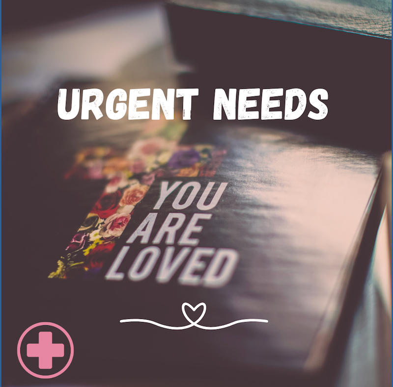 DONATION TOWARDS URGENT NEEDS DONATION TOWARDS URGENT NEEDS