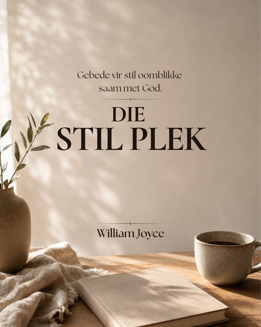 Stil Oomblikke Met God