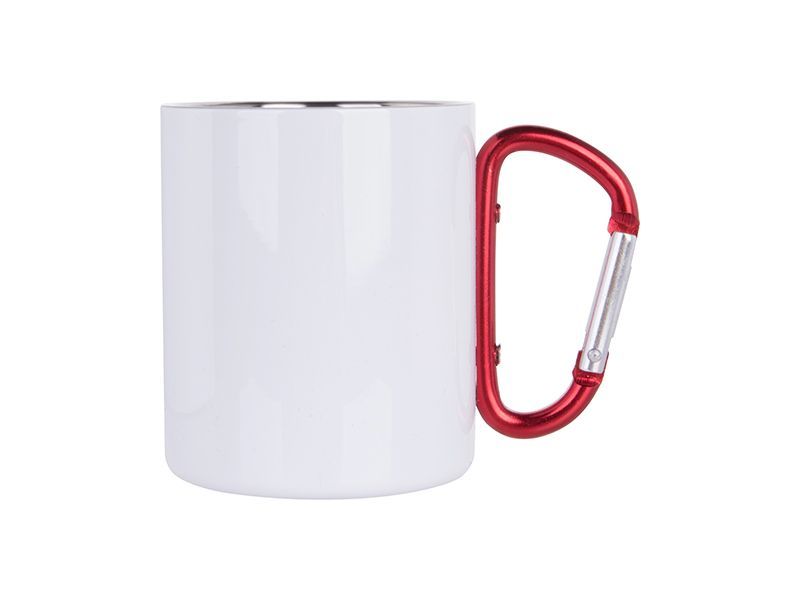 mug inox avec mousqueton