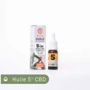 Huiles cbd pur 5% full spectrum