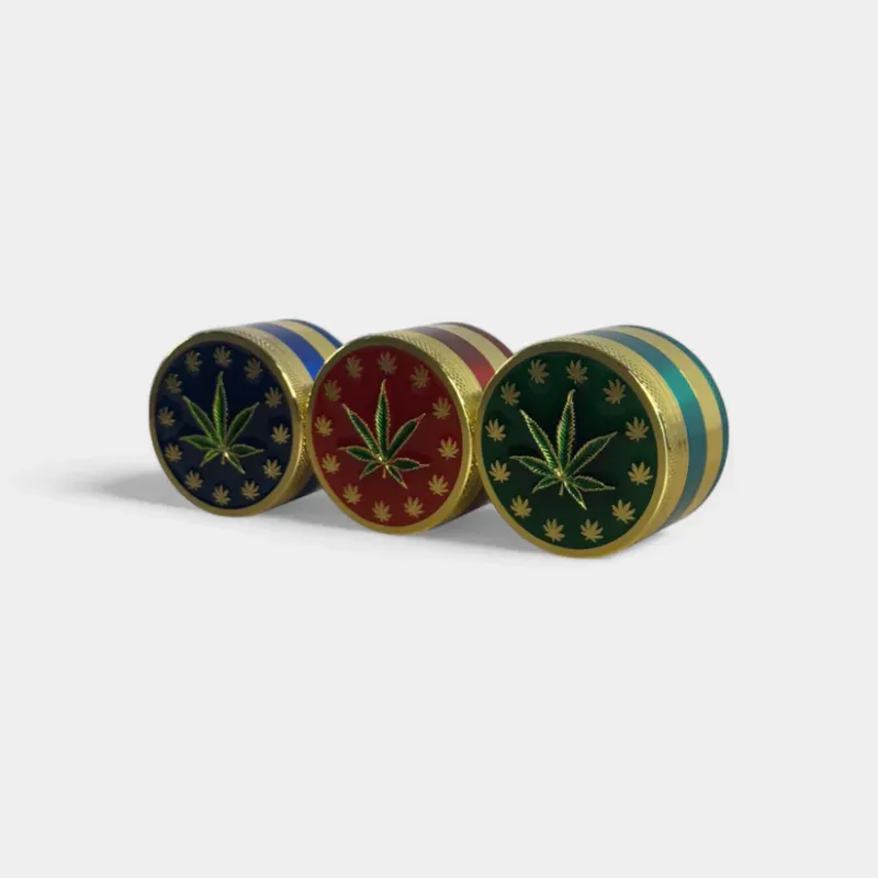 Grinder en métal Cannabis 52mm en 4 parties
