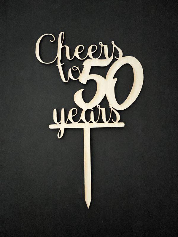 Taarttopper cheers 50