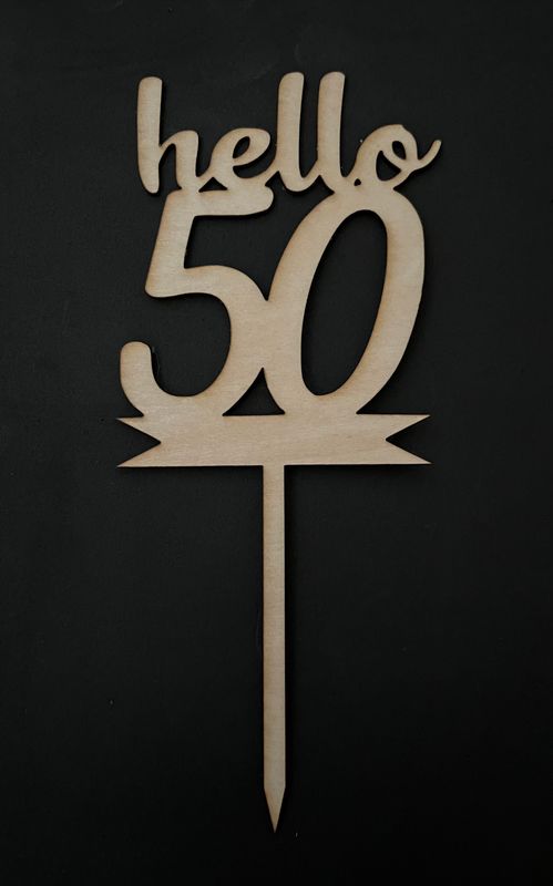 Taarttopper hello 50