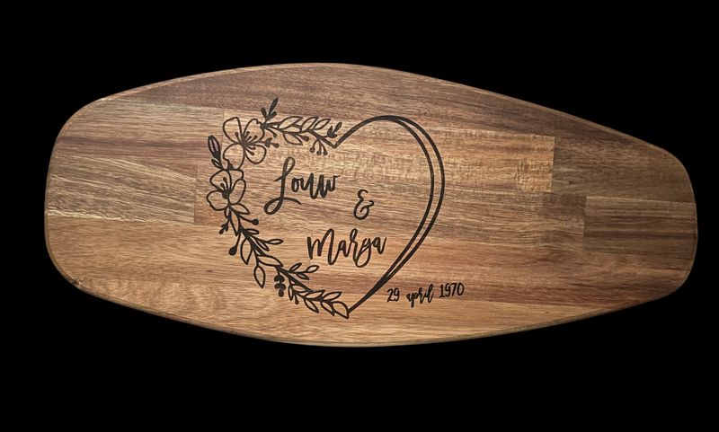 Gepersonaliseerde borrelplank