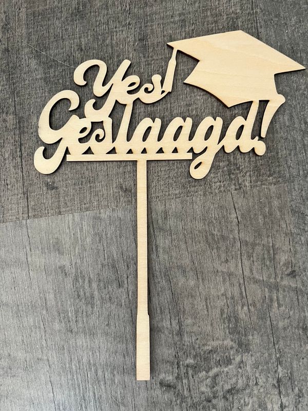 Taarttopper “Geslaagd”