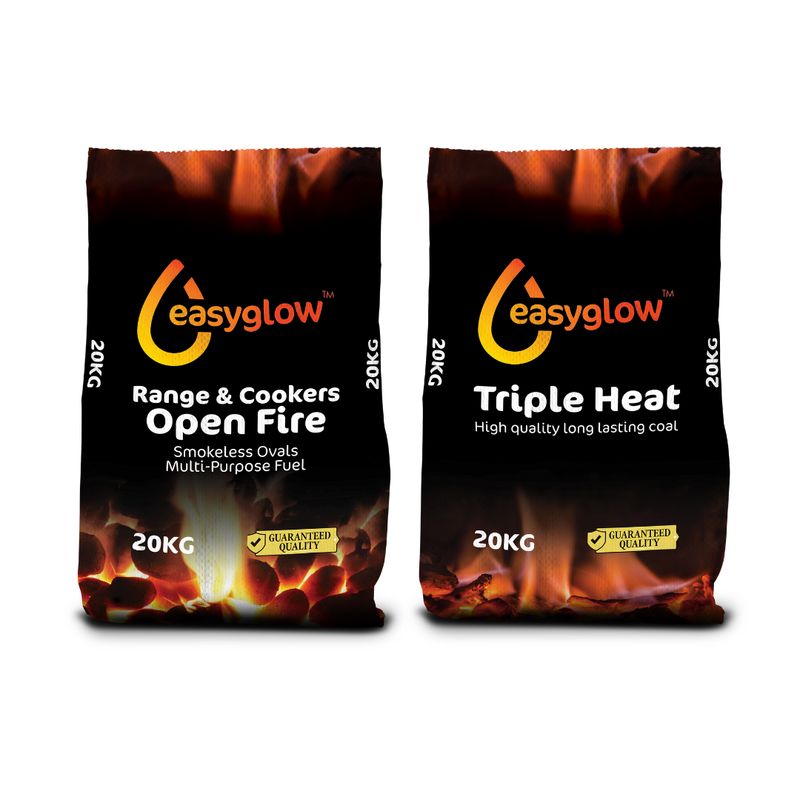 25 Smokeless Small Ovoids & 25 Triple Heat - 1 Tonne 50 X 20kg Bags