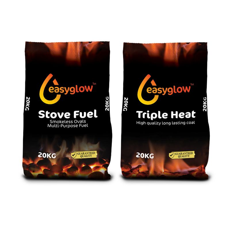 25 Smokeless Large Ovoids & 25 Triple Heat - 1 Tonne 50 X 20kg Bags