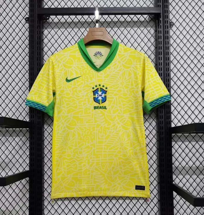 Brasilien 2024 Heim-Fußballtrikot