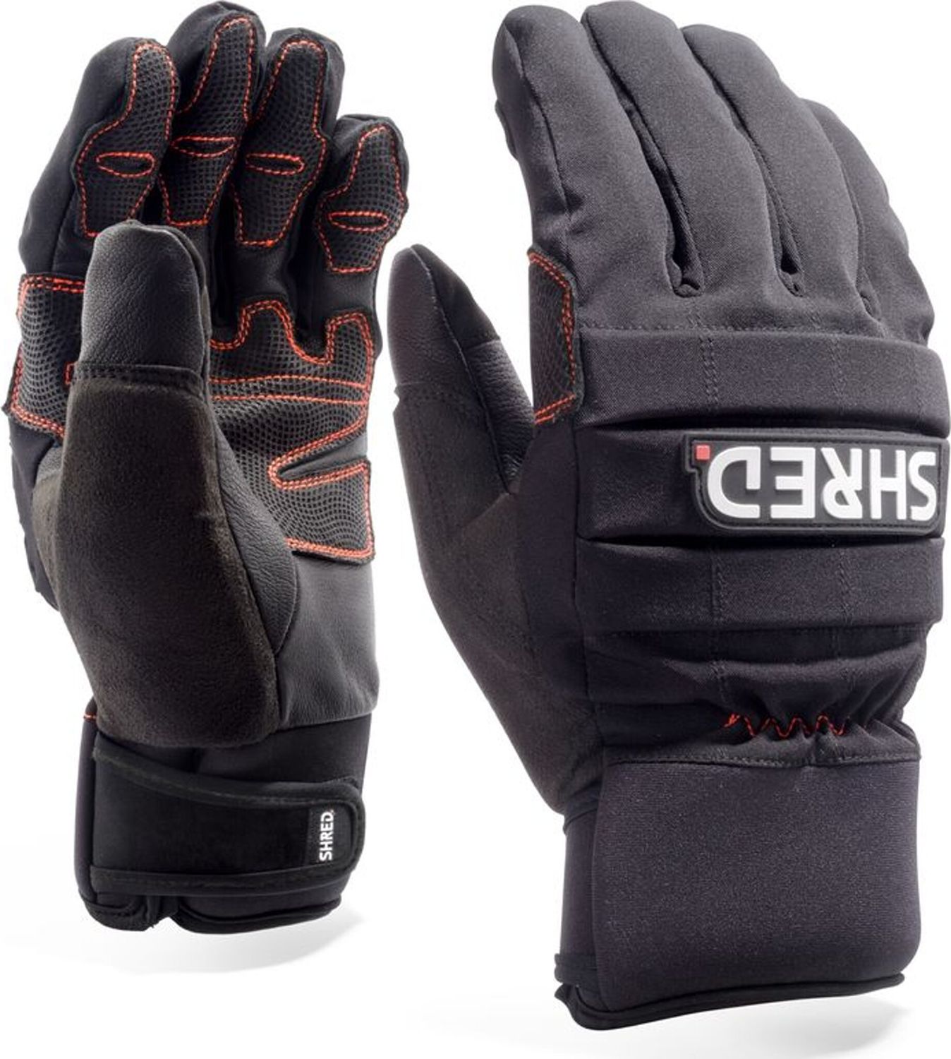 Shred All Mountain Protective Gloves, Color: Black, Size: 8/M