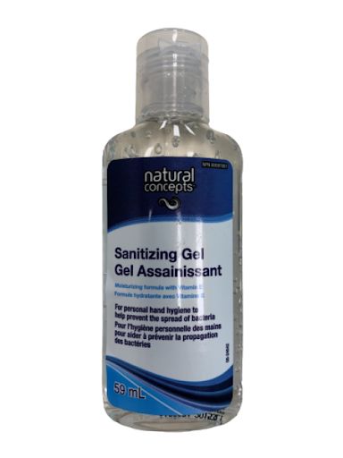 Natural Concepts Sanitizing Gel 2 fl oz