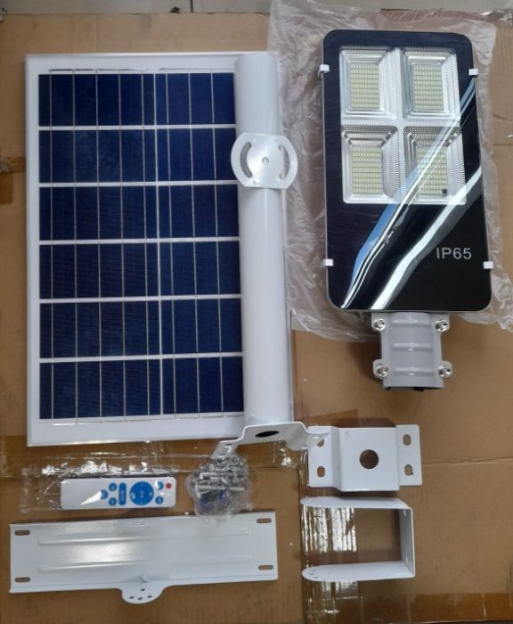LAMPARAS SOLARES LED STREET PARA EXTERIORES DE 3 PIEZAS 500 WATTS